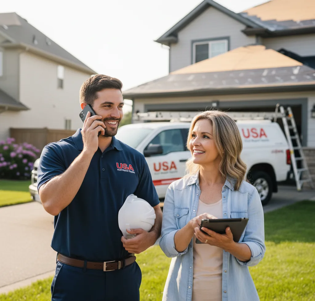 USA Roof Repair Experts customer support in Marlboro